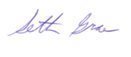 Seth Grae signature