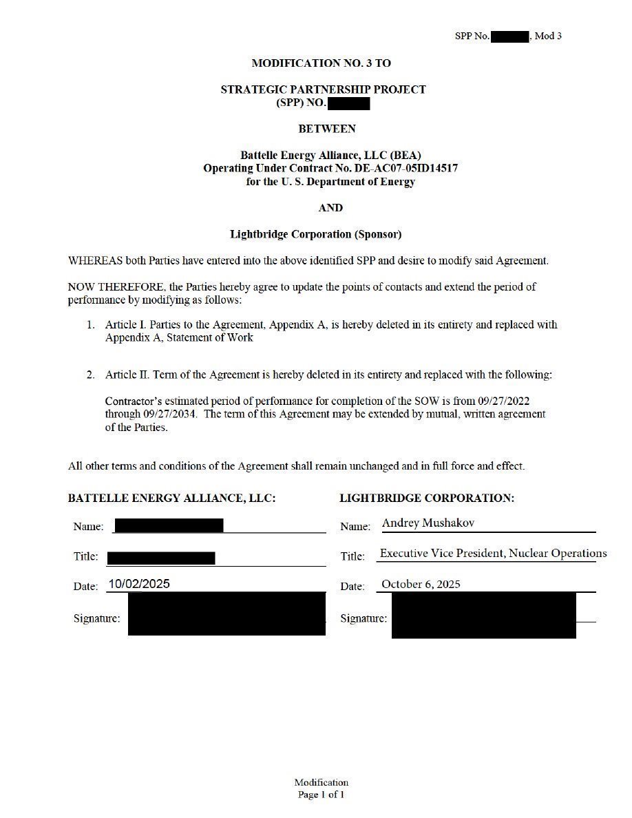 Exhibit 10.2 Strategic Partnership Project Modification  No. 3 Accessible PDF available under Documents dropdown menu